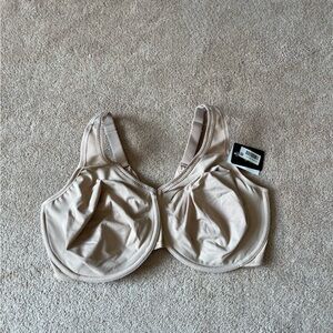 NWT Wacoal seamless underwire bra, sz. 40G, nude color, added support & shaping!
